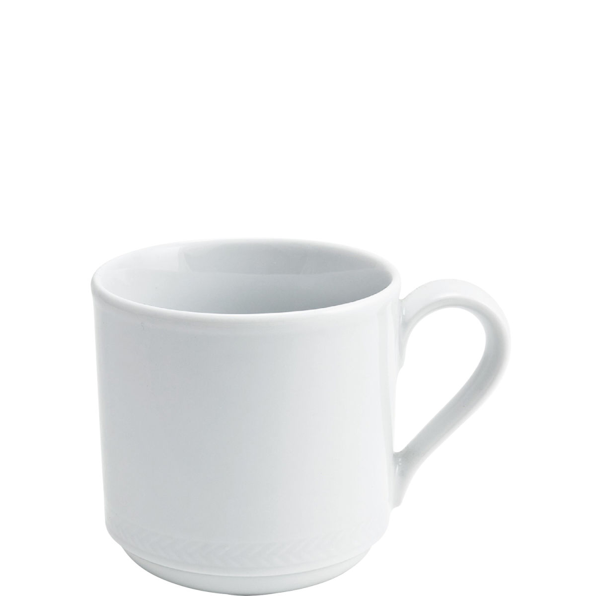 Kahla Kaffeebecher stapelbar Matinee stapelbar 300 ml, 8x8.3 cm (ØxH); weiß; rund; 6 Stück / Pack