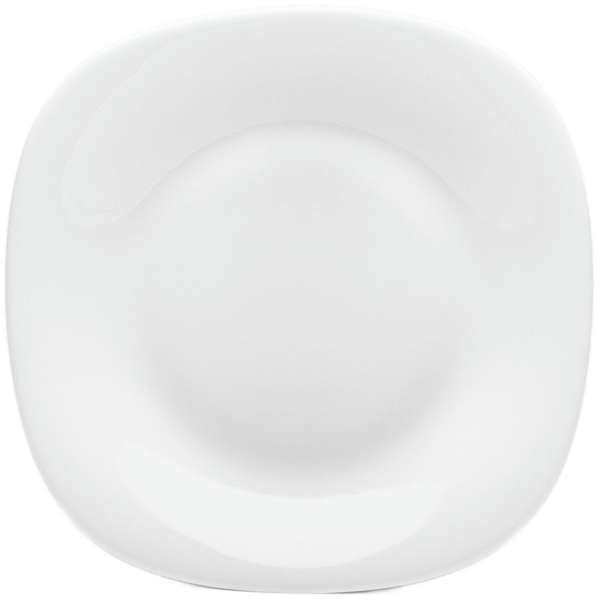 Bormioli Rocco Dessertteller Parma 20cm, Opal-Hartglas 20x3.8 cm (ØxH); weiß; quadratisch; 6 Stück / Pack