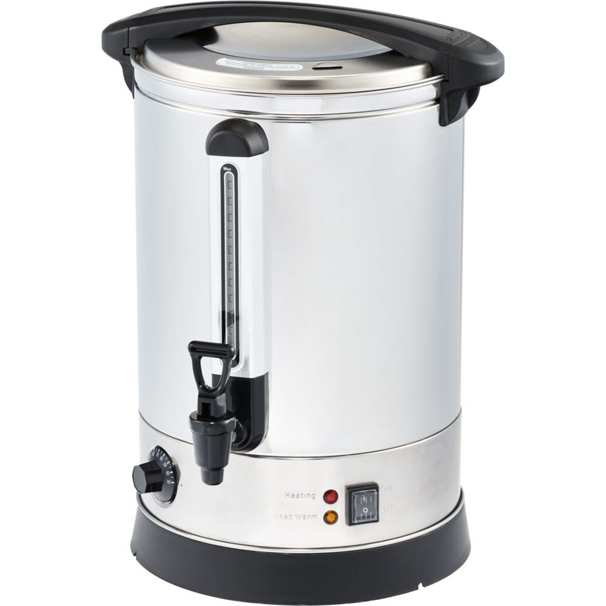 Distributore di acqua calda, capacità 18 litri Gredil Gredil; 10000 ml, 48.7x28 cm (HxØ); argento/nero
