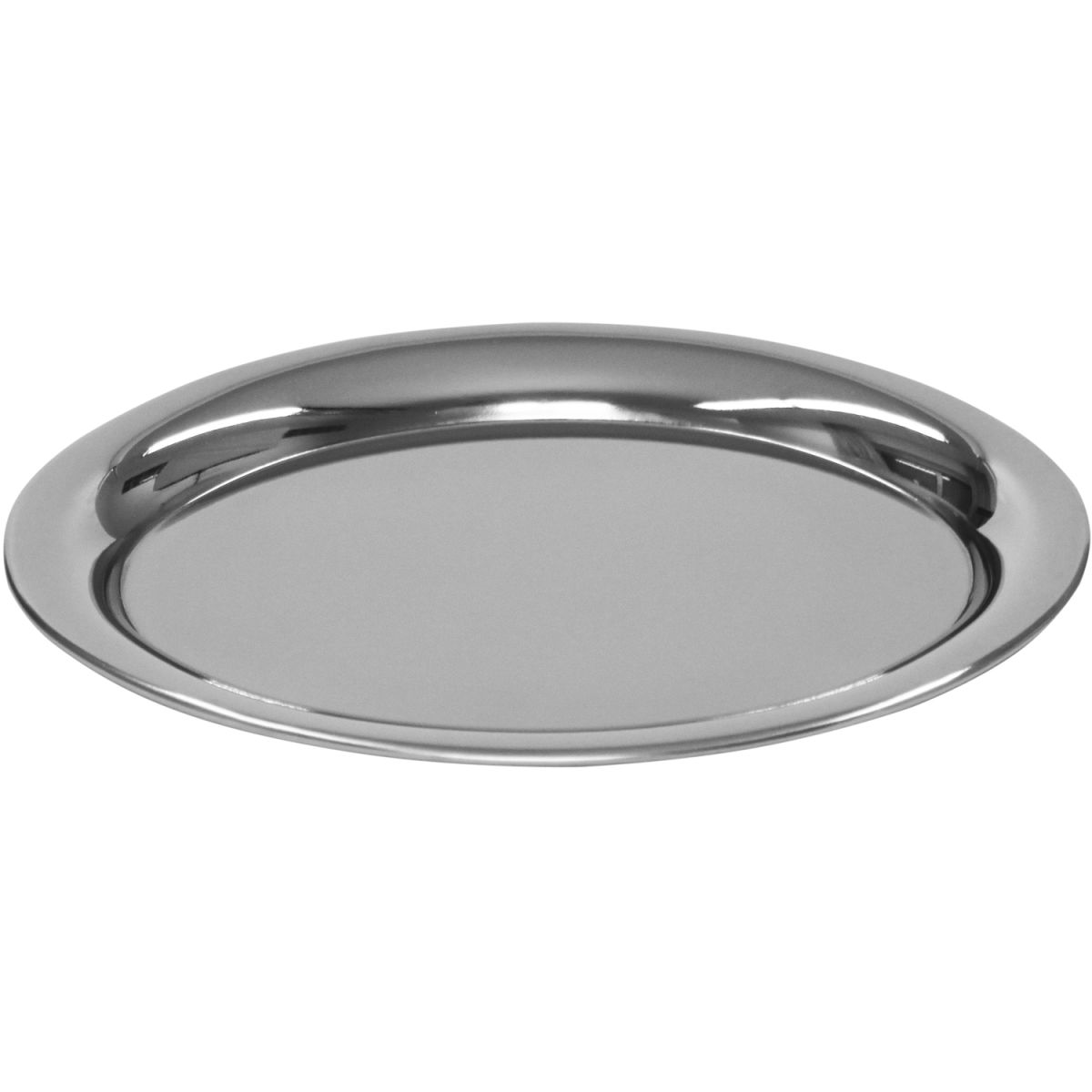 Schneider Serviertablett 14.5x20 cm (LxB); edelstahl; oval