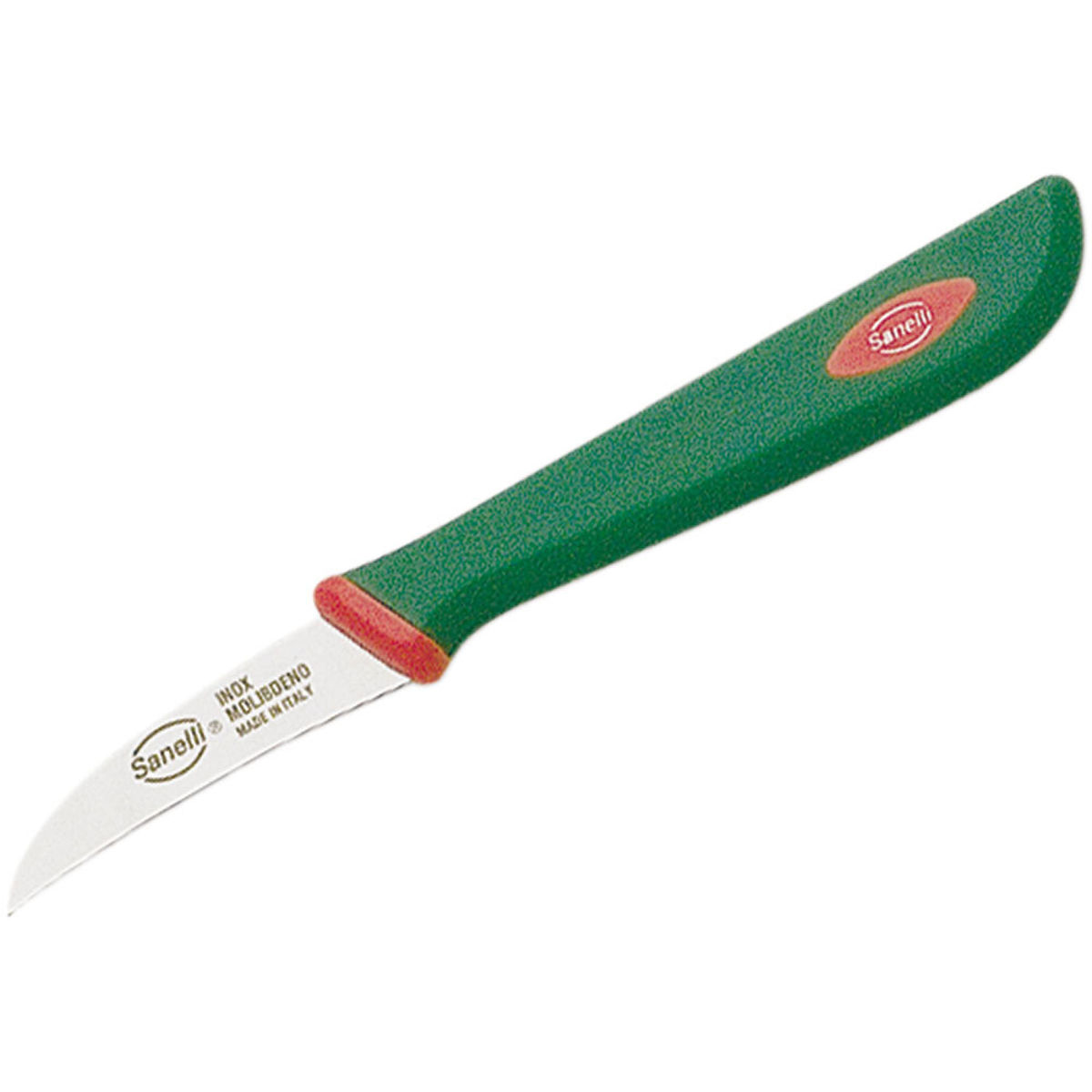 Spelucchino PREMANA, manico ergonomico, lunghezza lama 6 cm Sanelli; 6 cm (L); verde