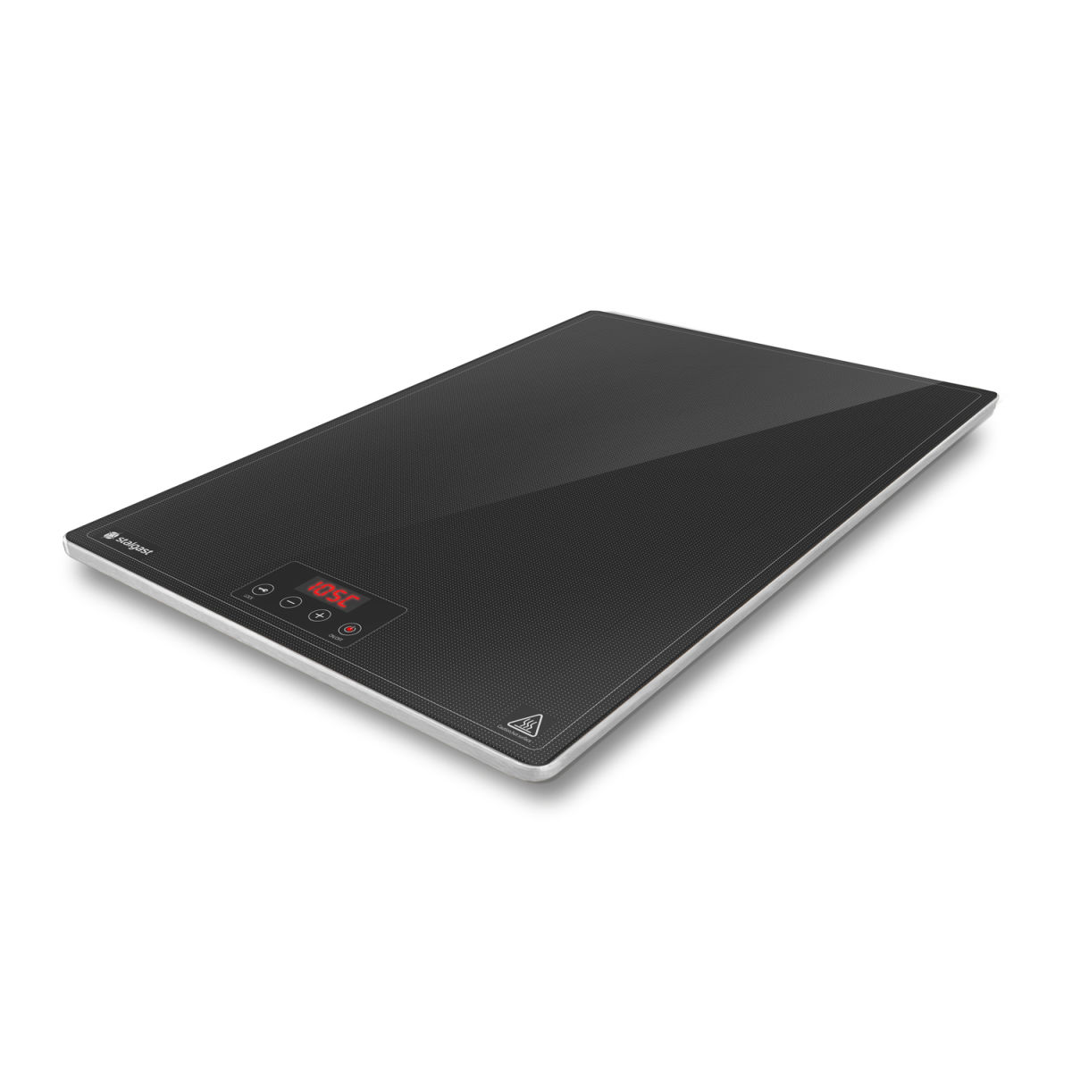 Stalgast Warmhalteplatte GN1/1, gehärtetes Glas und Aluminiumrahmen 38x2.5x55 cm (BxHxT); mehrfarbig
