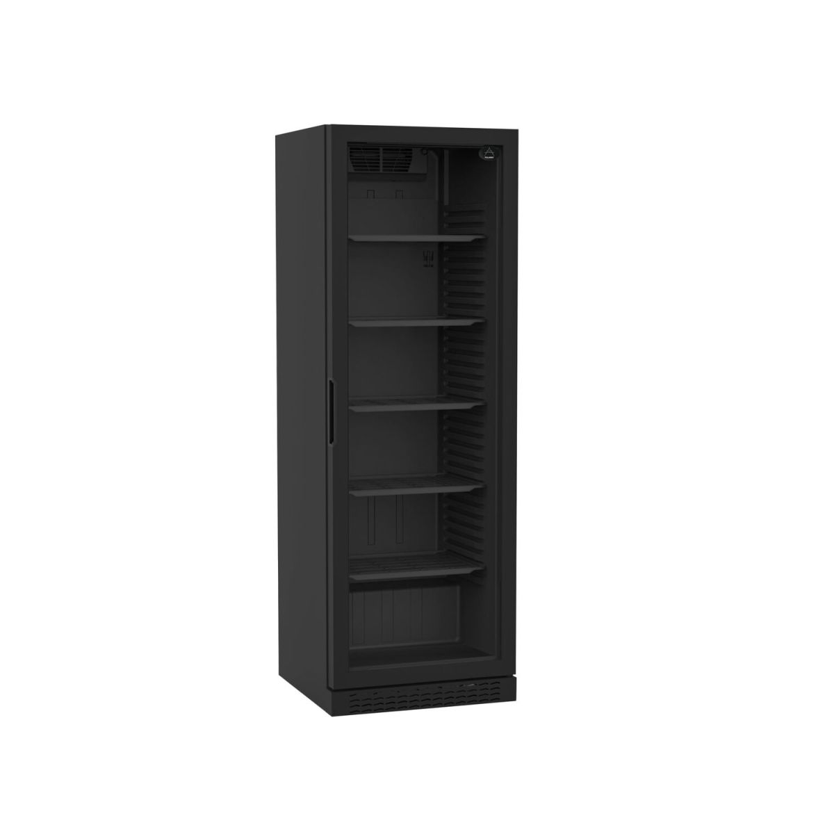 A&S Polarny Getränkeühlschrank 373 Liter 595x605x1810 mm schwarz; 358000 ml, 59.5x181x60.5 cm (BxHxT); schwarz