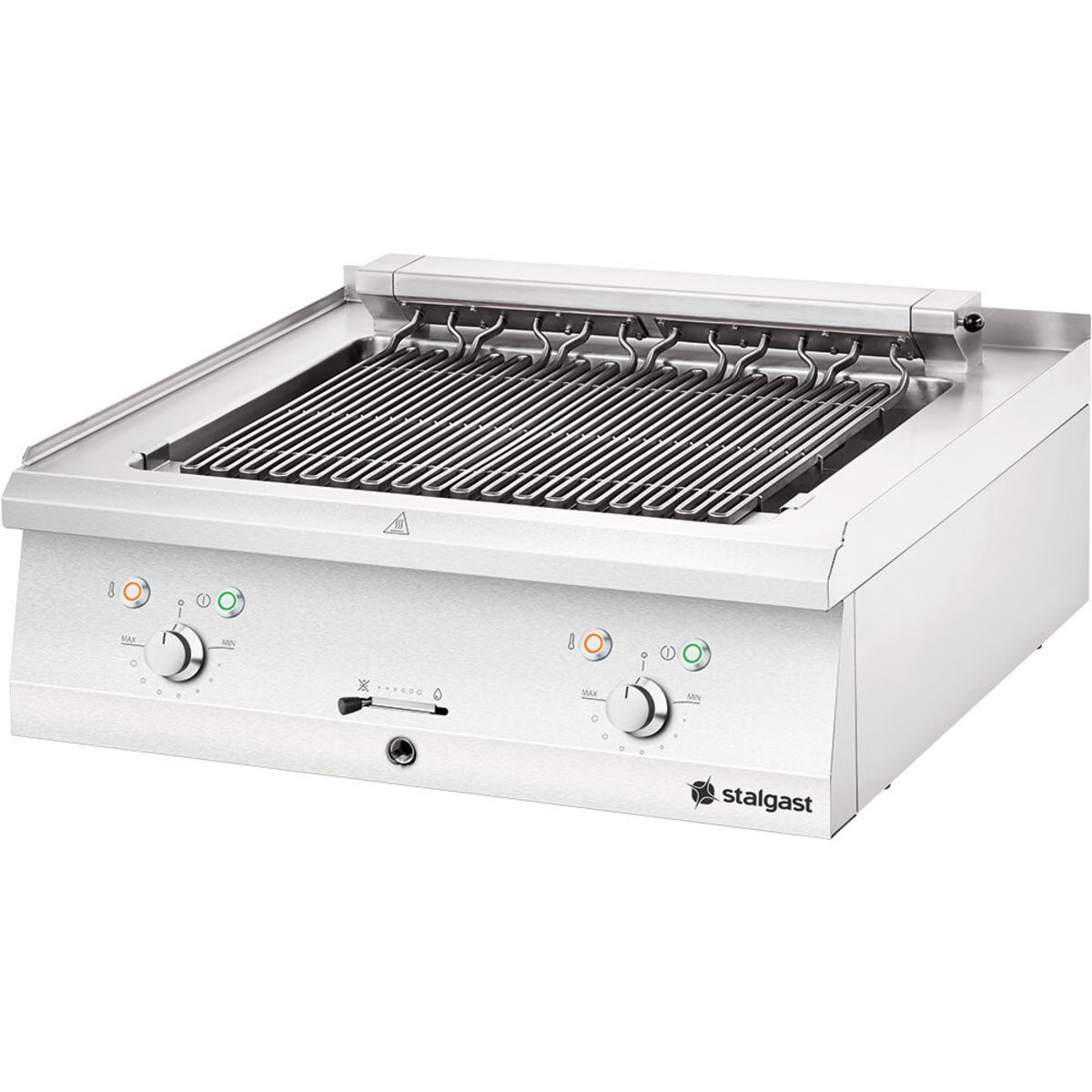Stalgast Stalgast Edelstahl Elektro-Wassergrill als Tischgerät aus der Serie 700 ND 80x70x25 cm (BxTxH); silber