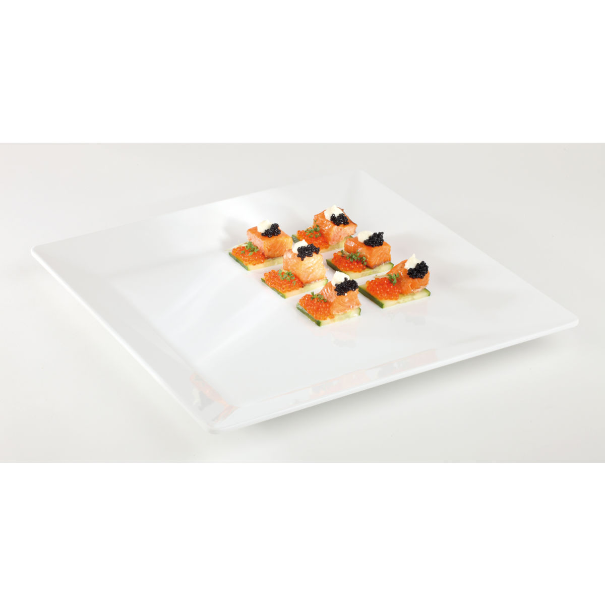 APS Tablett PURE, Melamin 18.5x18.5x2.5 cm (LxBxH); weiß; quadratisch