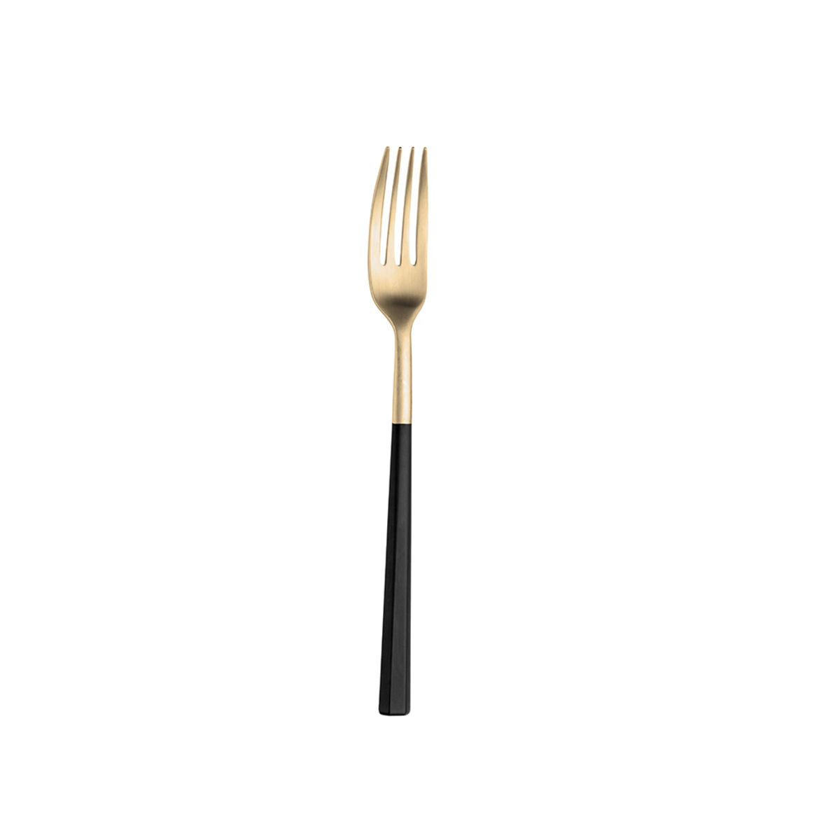Pintinox Tafelgabel HIVE Satin Black Treasure Honey 21 cm (L); gelb; 12 Stück / Pack