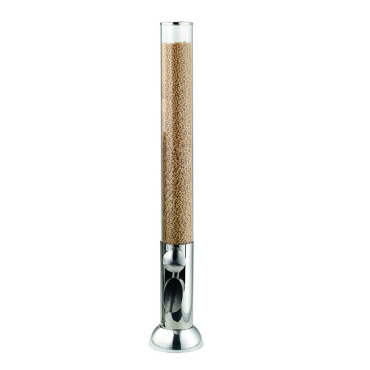 Frilich Müslibar CONNNECT 'Hopper' 4500 ml, 17x96.5x19 cm (BxHxT); silber; halbrund