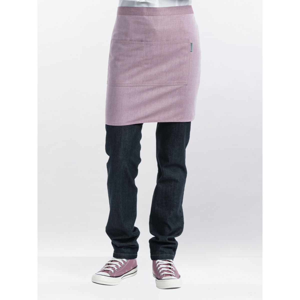 Chaud Devant Bistroschürze Base Blossom W100 – L45 45x100 cm (LxB); rosa