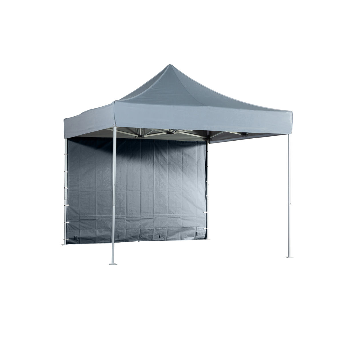 VeroTENT VeroTENT 6m Seitenwand geschlossen 600x205 cm (LxB); grau