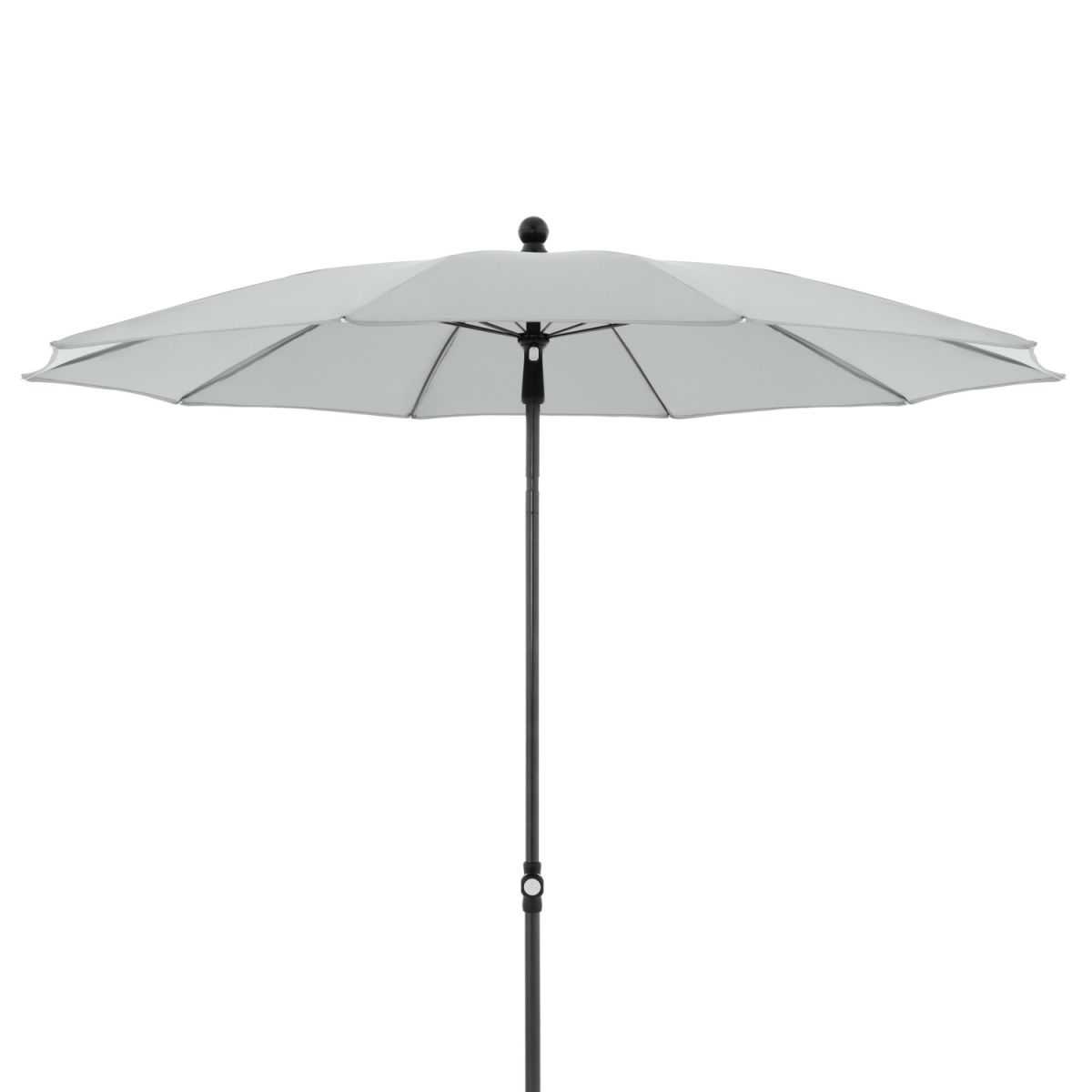 Doppler Gastro Sonnenschirm Waterproof Rund; 200x226 cm (ØxH); hellgrau