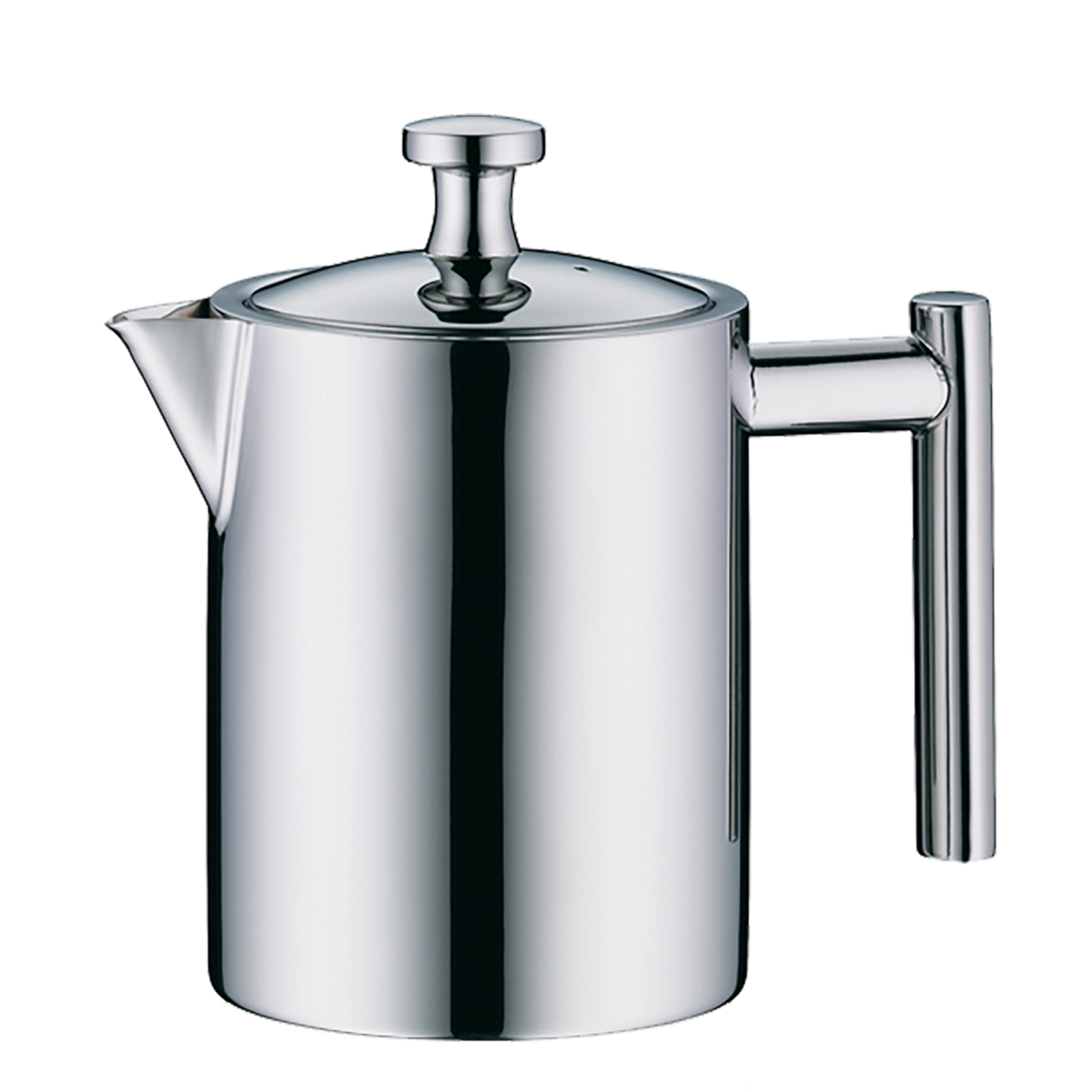alfi TEA POT II Teekanne 1,40 l, Edelstahl, mit Siebeinsatz | Integrierter Teefilter für losen Tee, AromaSafe, Edelstahl poliert, einfache Reinigung, spülmaschinenfest