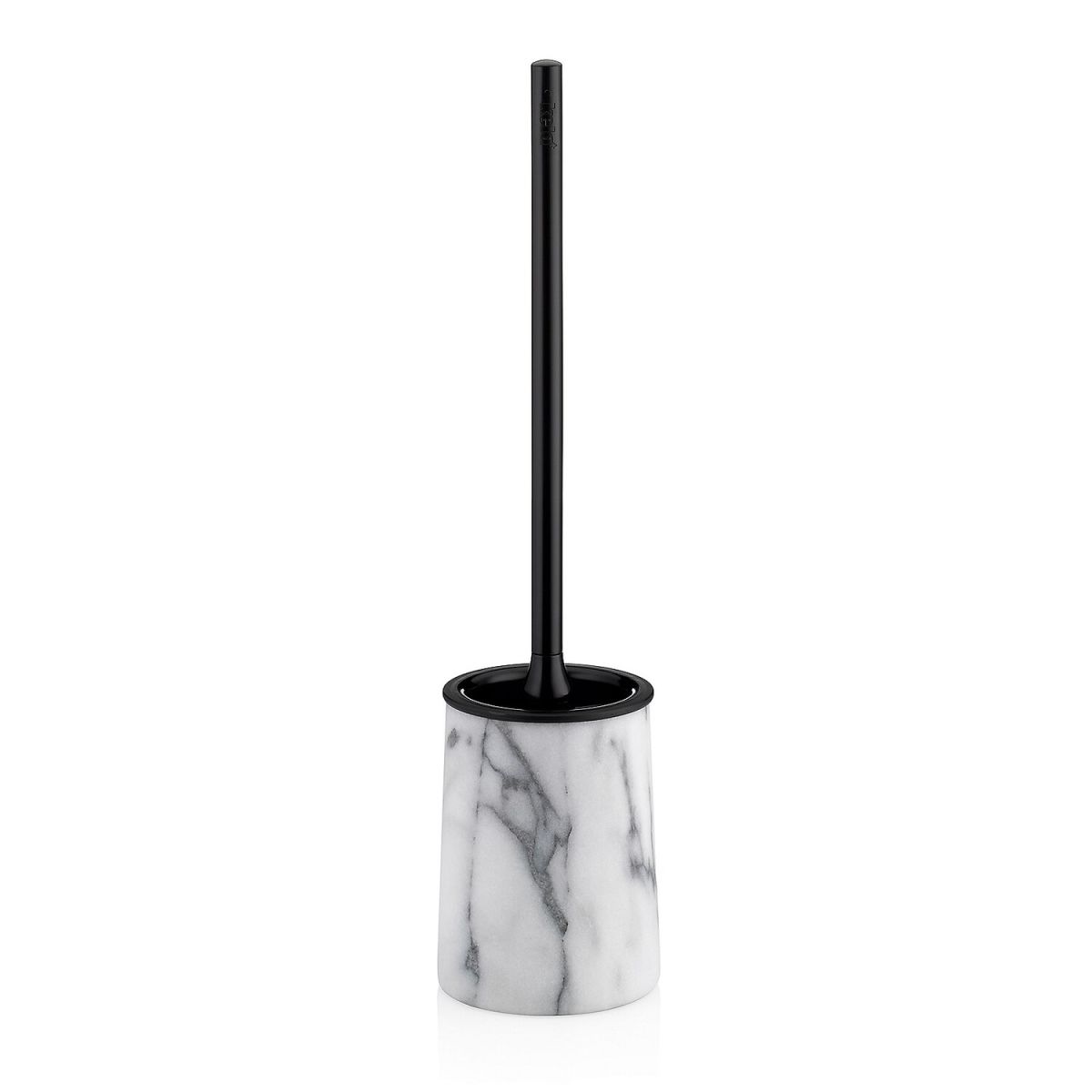 kela Wc-Garnitur Varda Marmor 11x47.5 cm (ØxH); weiß