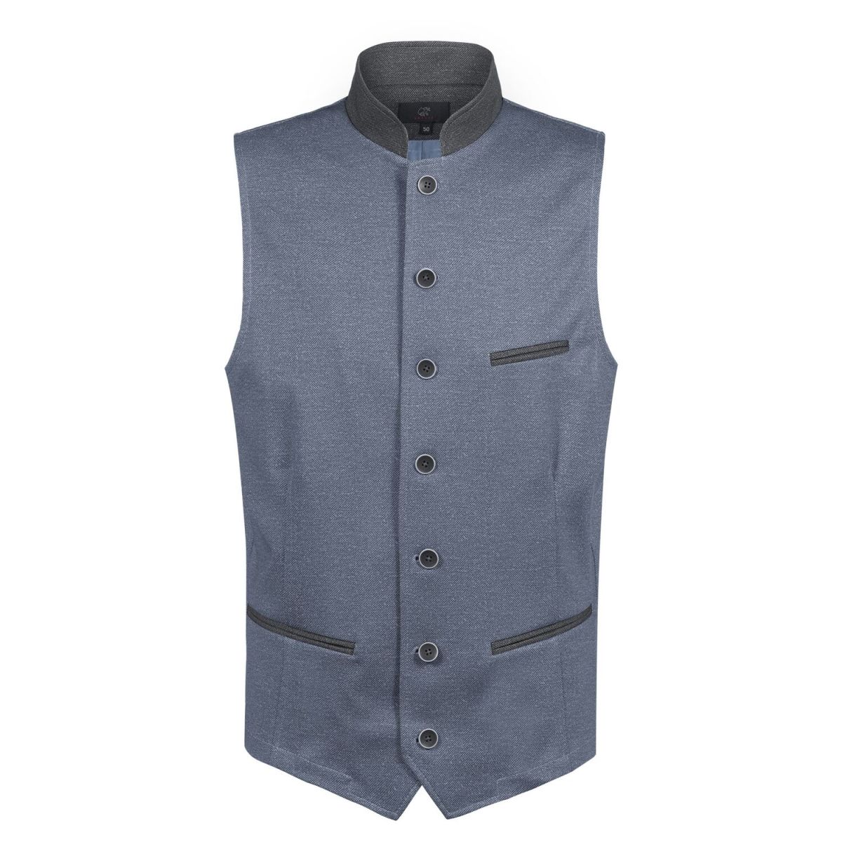 GREIFF Herren-Jerseysakko RF Landhaus; Kleidergröße 60; blau/grau