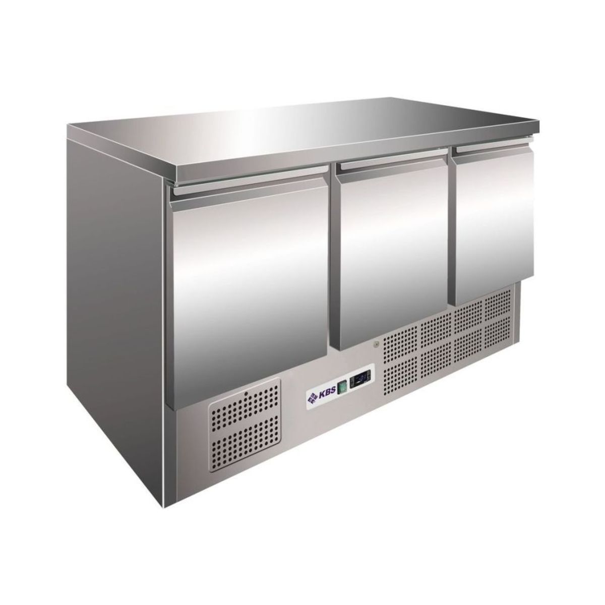 KBS Kühltisch KTM 300 400000 ml, 137x87.5x70 cm (BxHxT); silber