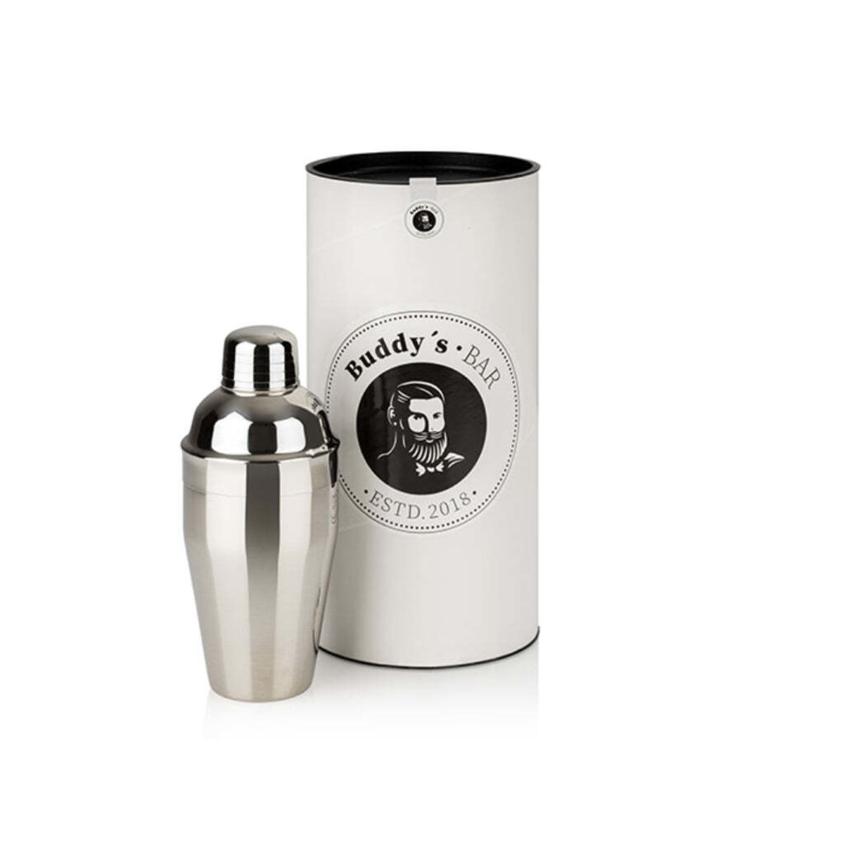 Buddy’s Bar Shaker, Edelstahl; 500 ml, 20 cm (H); silber
