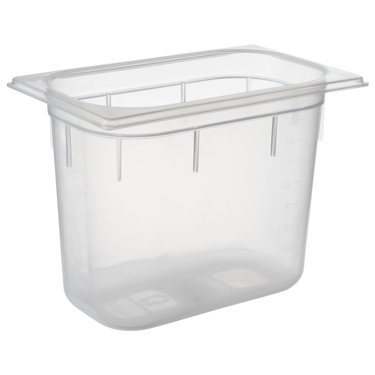 APS GN 1/4 Behälter, Polypropylen GN 1/4, 4.8 l, 26.5x16.2x20 cm (LxBxT); transparent
