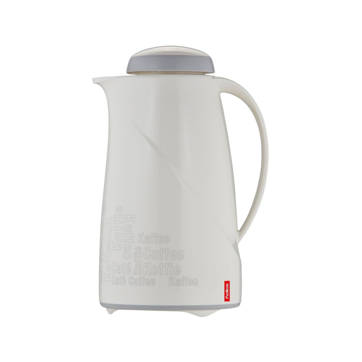 helios Isolierkanne Wave 1 l, 13.7x25.1 cm (ØxH); weiß
