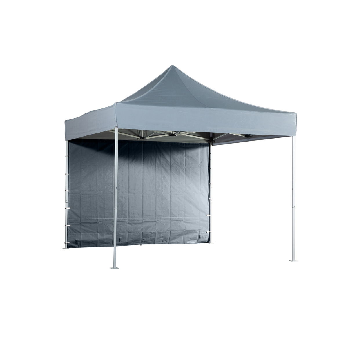 VeroTENT VeroTENT 4,5m Seitenwand geschlossen 450x205 cm (LxB); grau