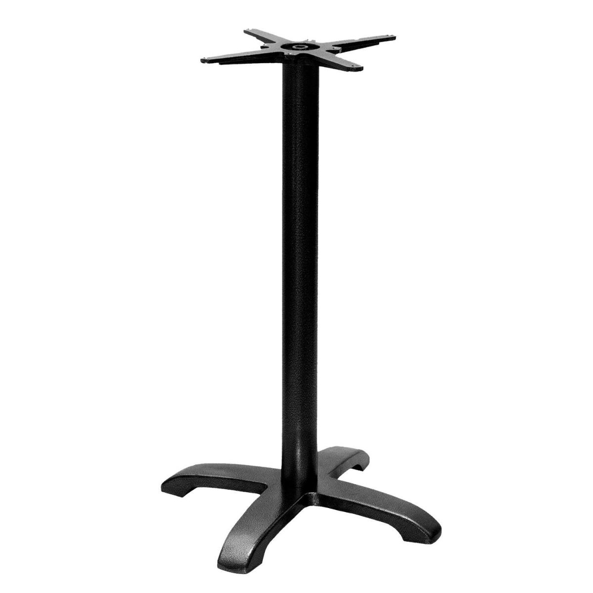 Base per tavolo alto Bazila RestooTab; 56x56x110 cm (LxLxH); nero