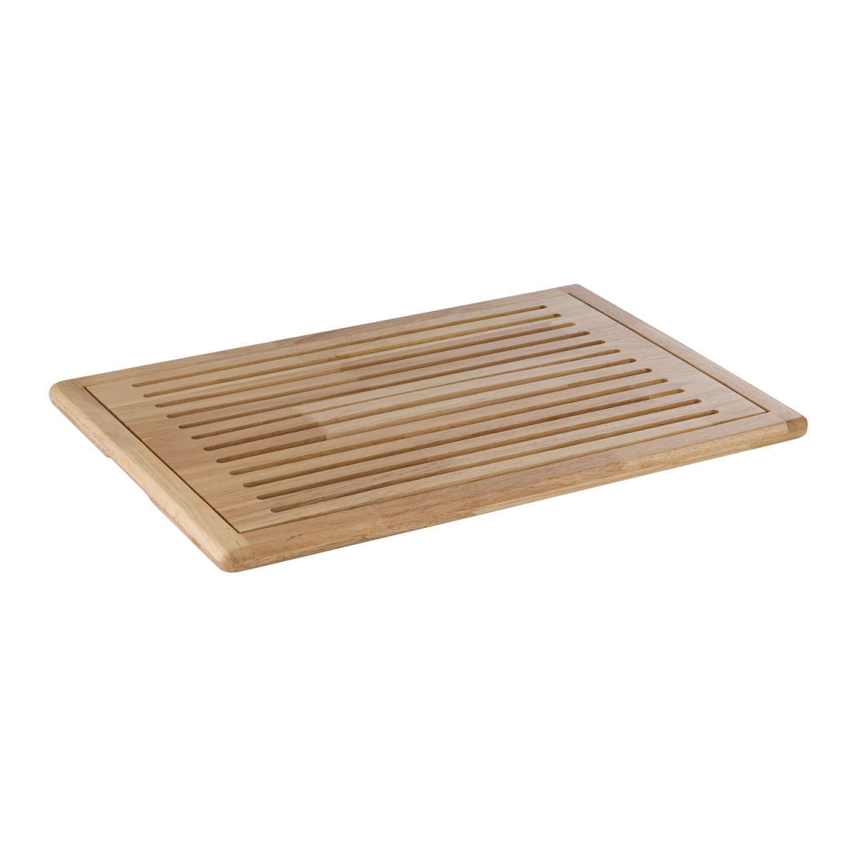APS GN 1/1 Brotschneidebrett, Holz (Rubberwood) 53x32.5x2.5 cm (LxBxH); braun