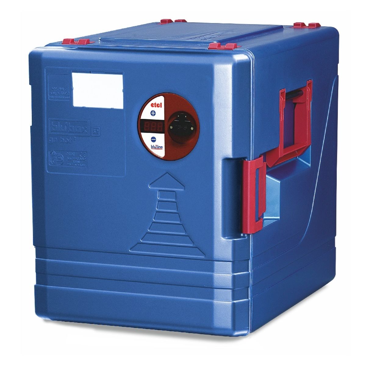 thermohauser blu'box 52 GN hot² regelbar, kippsicher 157.2 l, 63.5x45x55 cm (LxBxH); blau