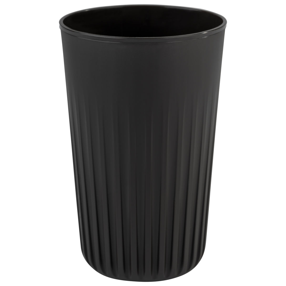 APS Mehrwegbecher TO GO, Polypropylen 400 ml, 8.5x8.5x13.5 cm (LxBxH); schwarz