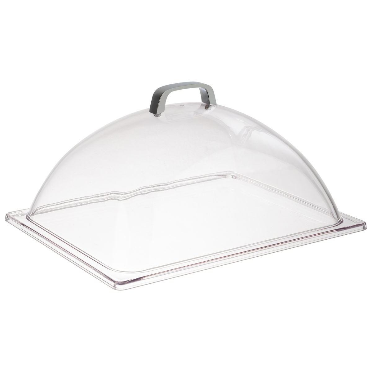 APS GN 1/2 Kuppelhaube, Kunststoff (SAN) GN 1/2, 33.5x27.5x17 cm (LxBxH); transparent; rechteckig
