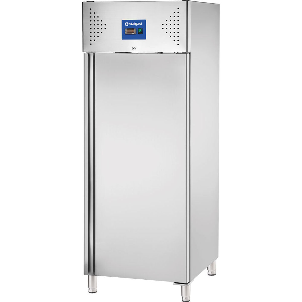 Stalgast Edelstahl-Tiefkühlschrank, GN 2/1, 0,48 kW 74x201x83 cm (BxHxT); silber