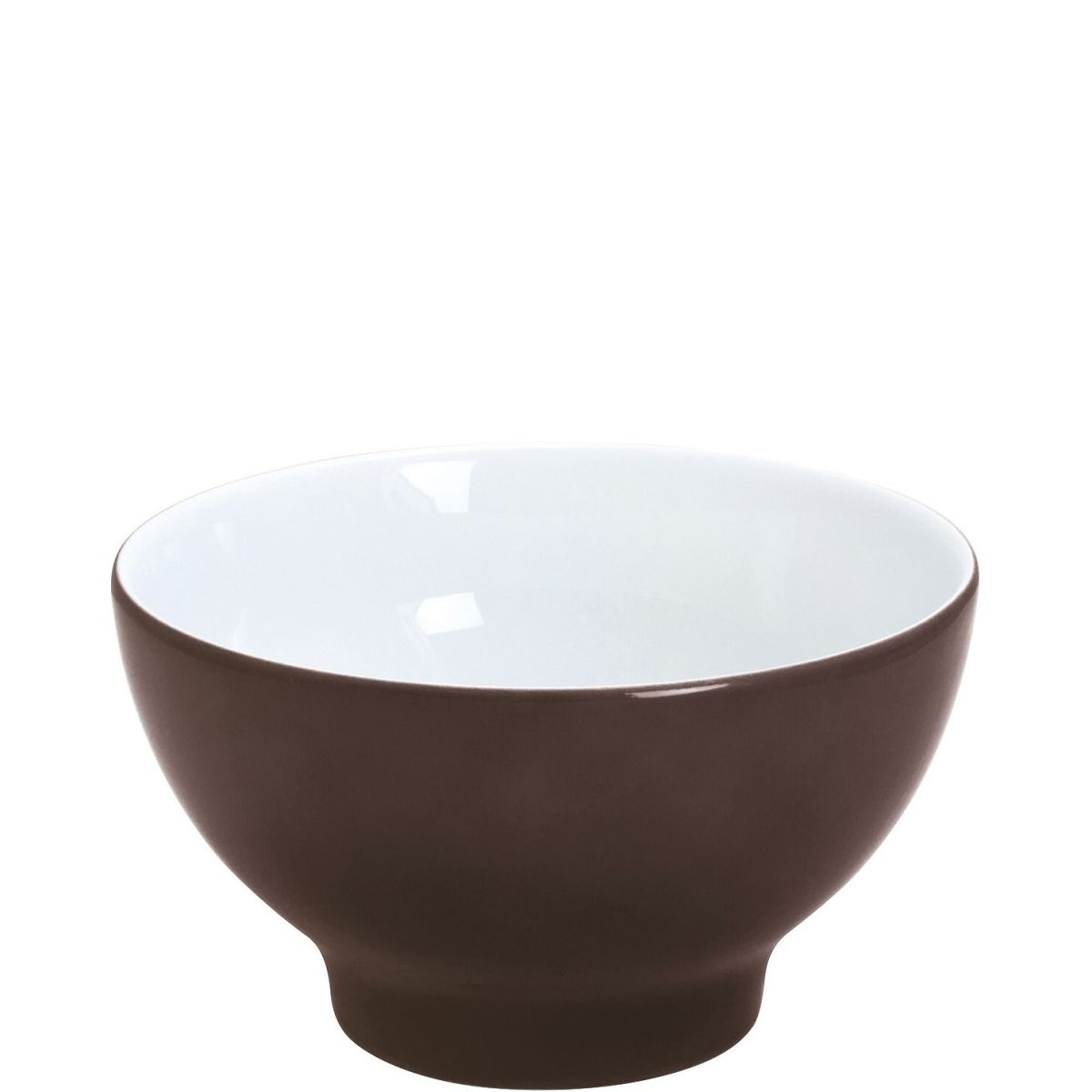 Kahla Bowl Pronto Colore 506 ml, 13.7x7.9 cm (ØxH); cocabraun; rund; 6 Stück / Pack
