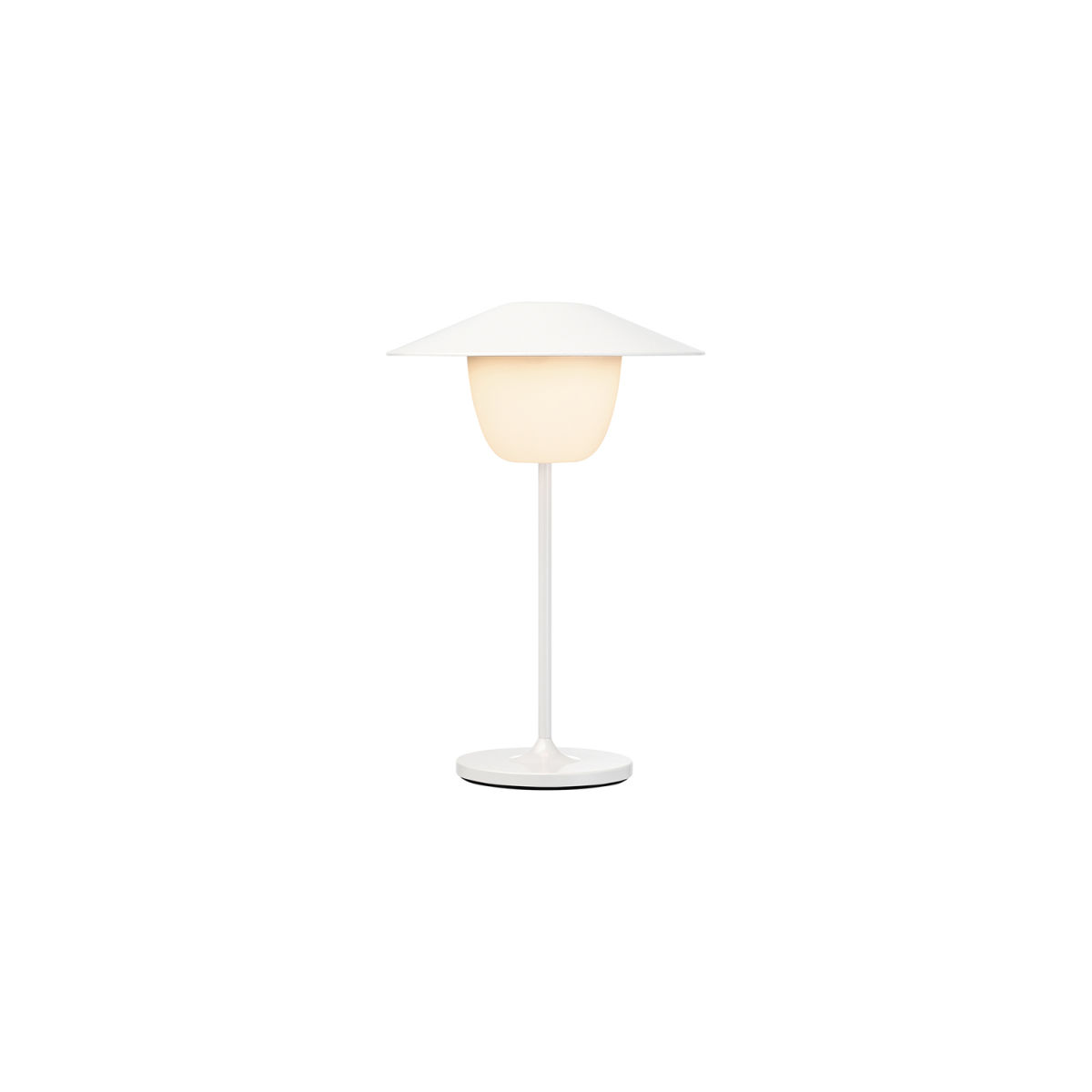 blomus Mobile Leuchte -ANI Lamp Mini- 14.4x14.4x14.4x21 cm (LxBxØxH); weiß
