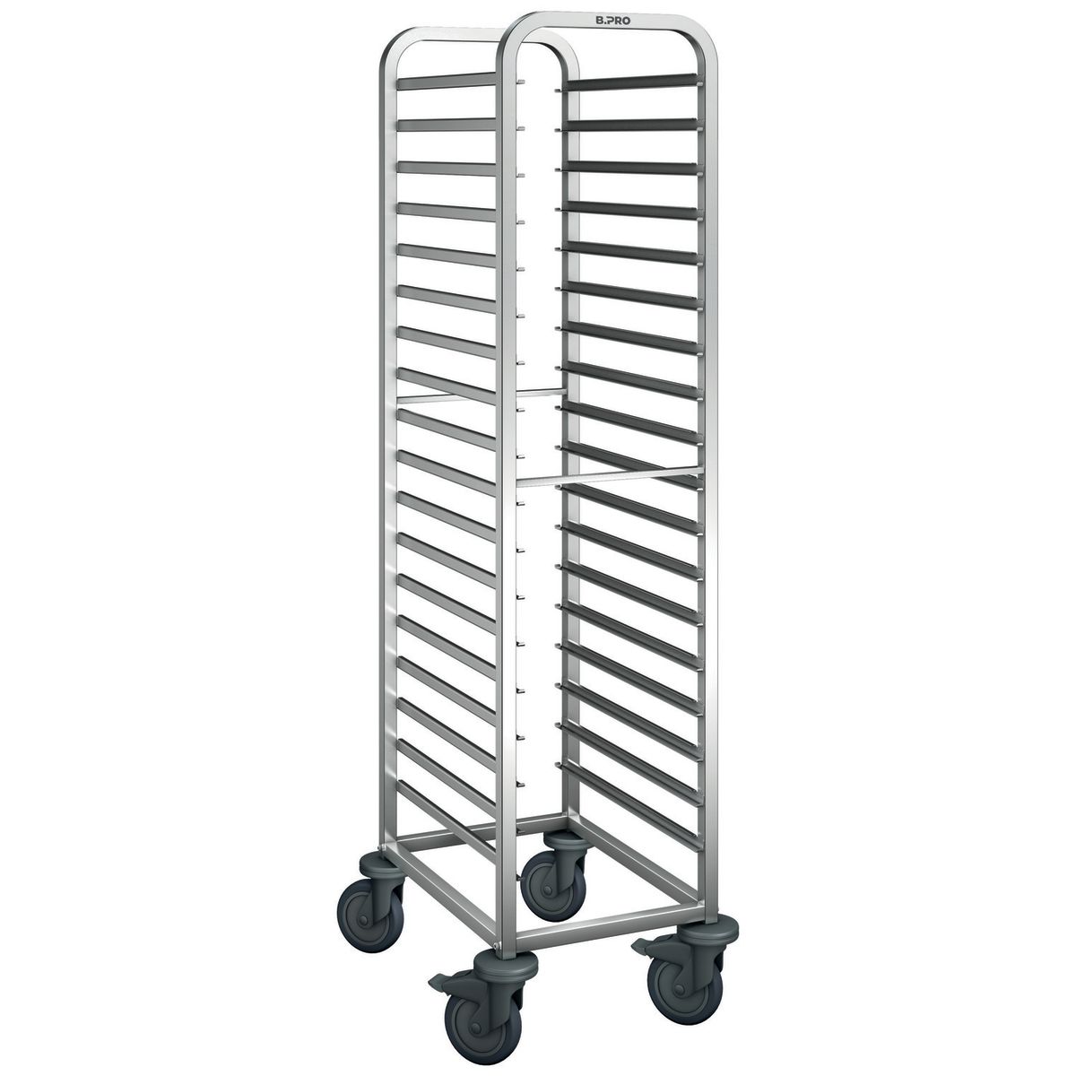 B.PRO Regalwagen RWR 160 61.3x46x164.5 cm (BxTxH); grau