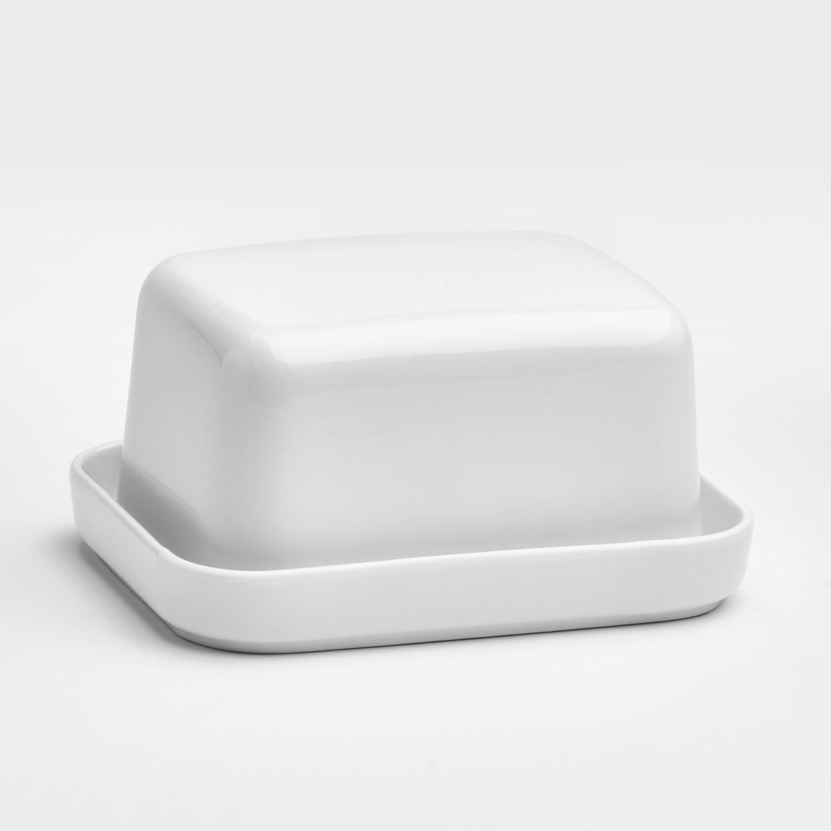 van Well Butterdose 18x13x7,5 cm 18x13x7.5 cm (LxBxH); weiß; rechteckig; 6 Stück / Pack