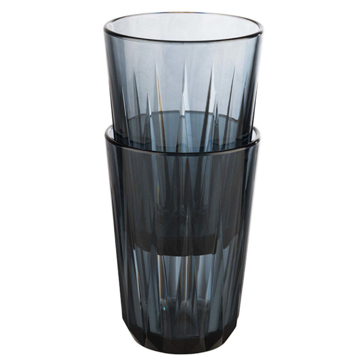 Buddy’s Bar Trinkbecher, 6er-Set, Tritan; 15.5 cm (H); grau; 6 Stück / Pack