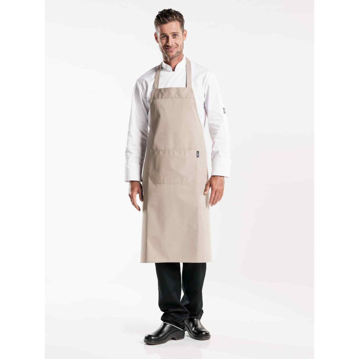 Chaud Devant Latzschürze Sand W75 – L100 100x75 cm (LxB); sand