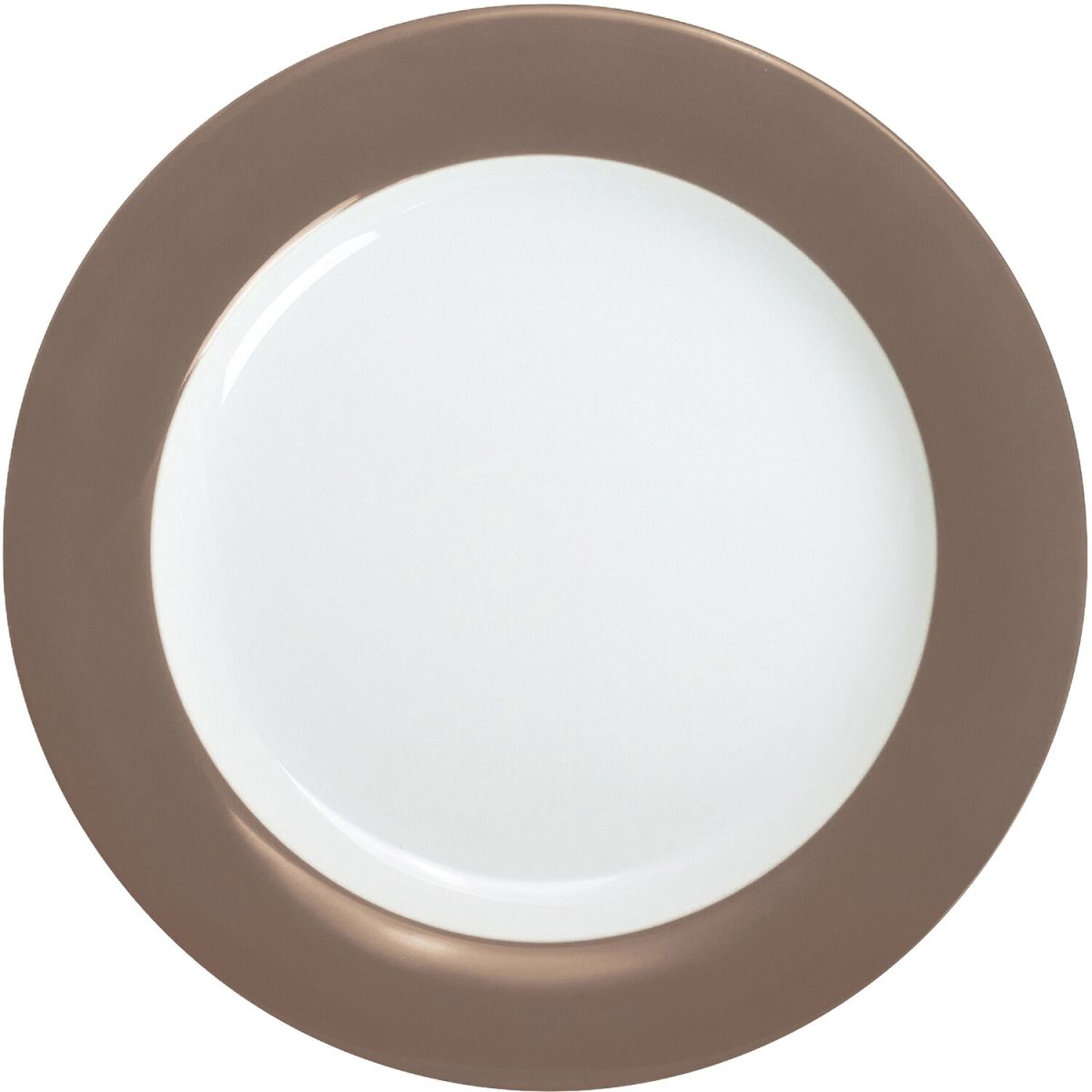 Kahla Speiseteller Pronto Colore 26.8x2.5 cm (ØxH); taupe; rund; 6 Stück / Pack