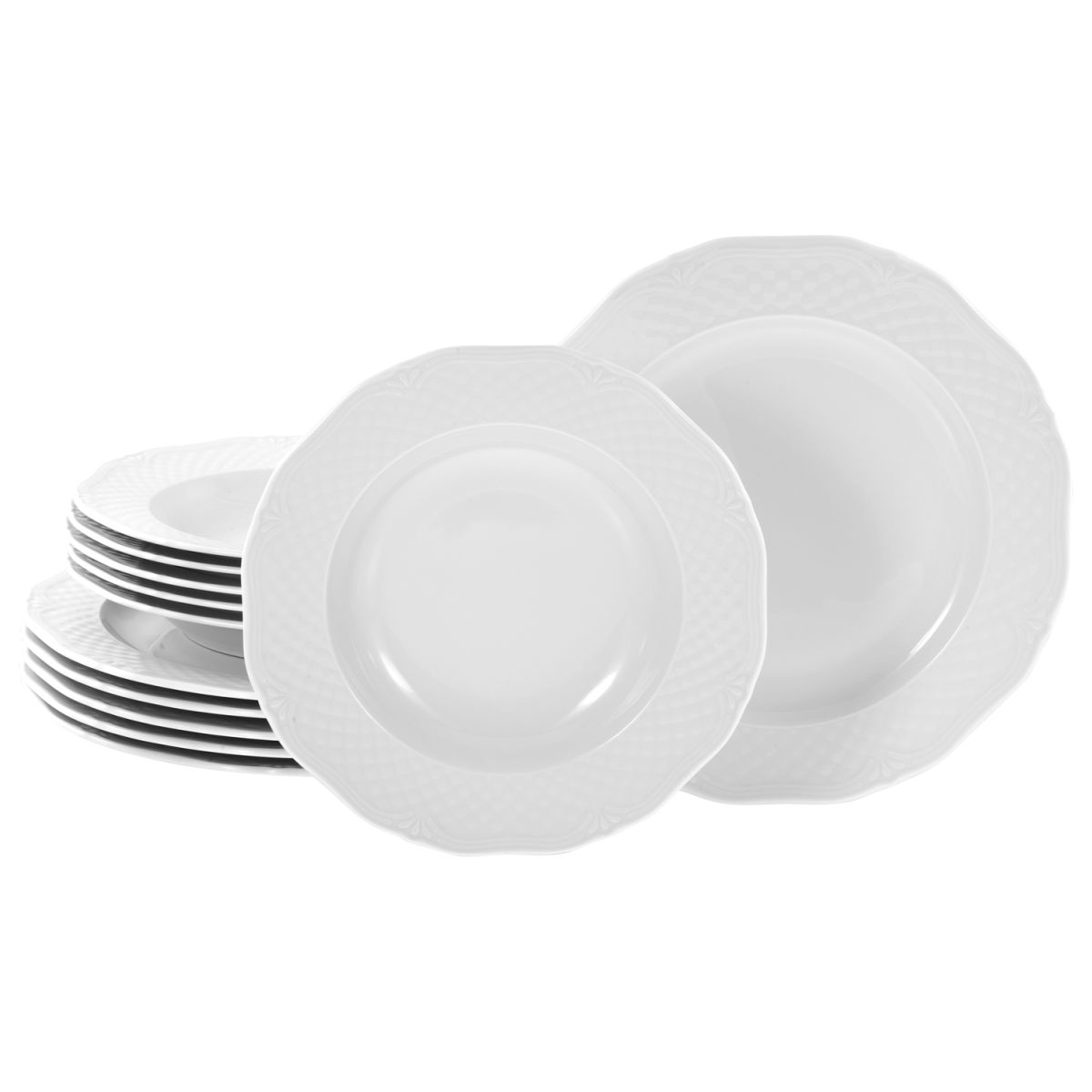 CreaTable Arianne Weiss - Tafelservice 12-tlg weiß