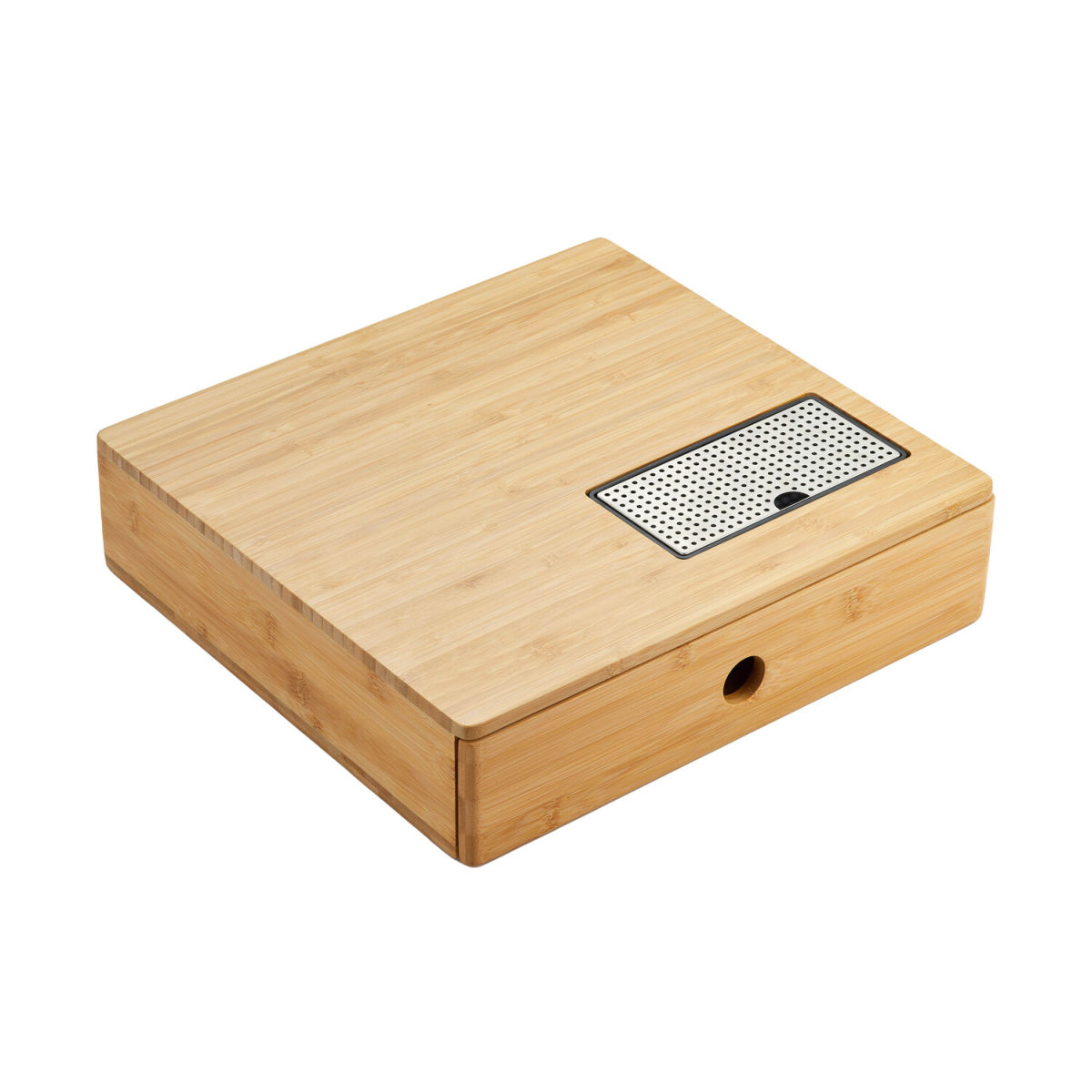 Emberton Winsford Espresso Kaffee Willkommenstablett mit schützender Überlaufschale (Natürlich) 37x8.8x35 cm (BxHxT); natur; 5 Stück / Pack