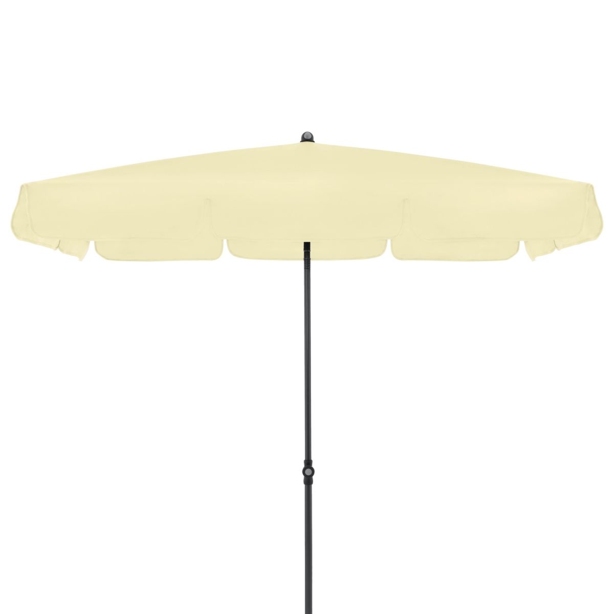 Doppler Gastro Sonnenschirm Waterproof Eckig; 185x120x248 cm (LxBxH); natur
