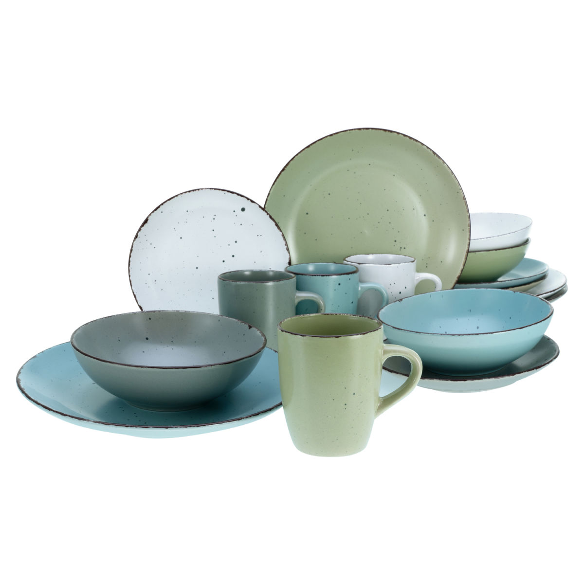 CreaTable Fashion - Kombiservice 16-tlg mehrfarbig