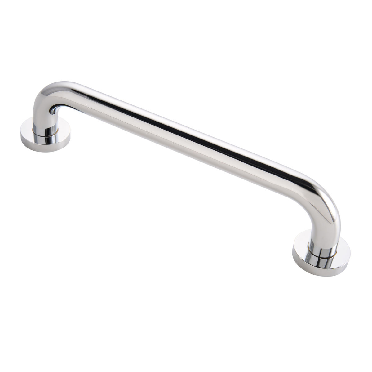 Maniglia per bagno disabili Harrogate in acciaio lucidato CORBY; 6.5x35.2x5 cm (LxLxH); acciaio inox