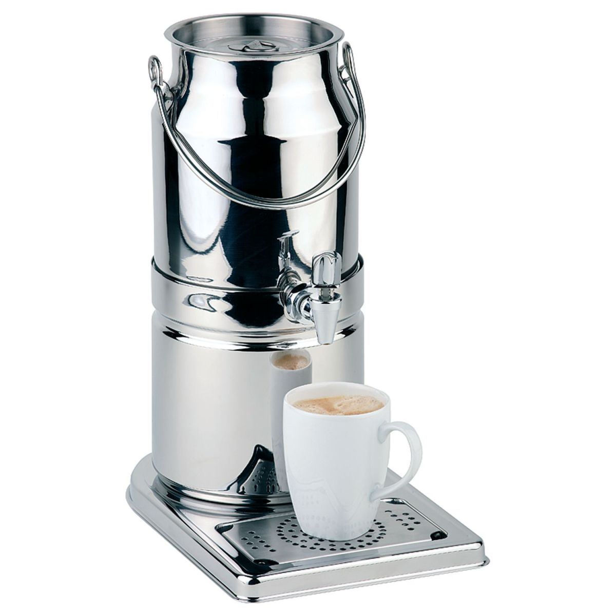 APS Ersatz Milchkanne zu Milchkanne TOP FRESH + Milchdispenser BRIDGE 3 l, 16.3x16.3x16x20.5 cm (LxBxØxH); silber