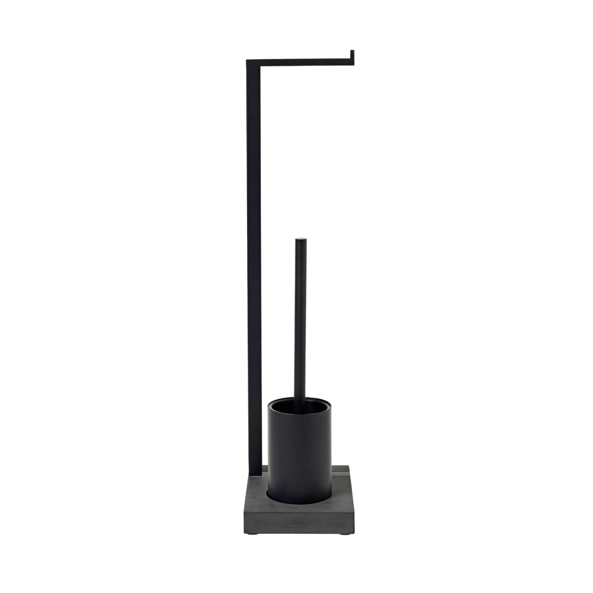 blomus Toilettenbutler -MENOTO- für eine Rolle Farbe Black, Höhe 65 cm 20x15x65 cm (LxBxH); schwarz