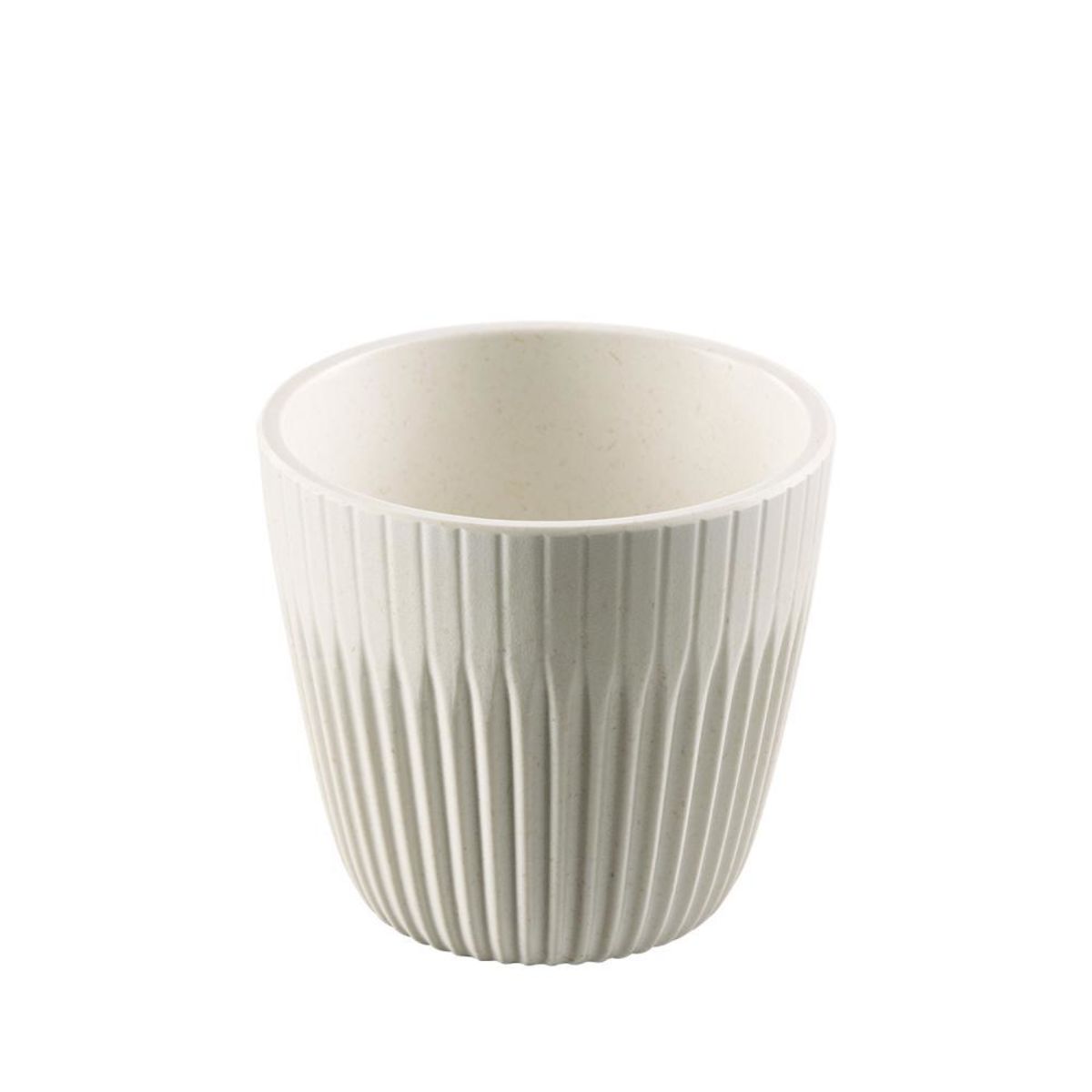 APS Schale -LINEO-, 6er Set , Ø 7 cm, H: 6,5 cm, 90 ml , Melamin, braun ,; 90 ml, 7x7x6.5 cm (LxBxH); weiß; rund