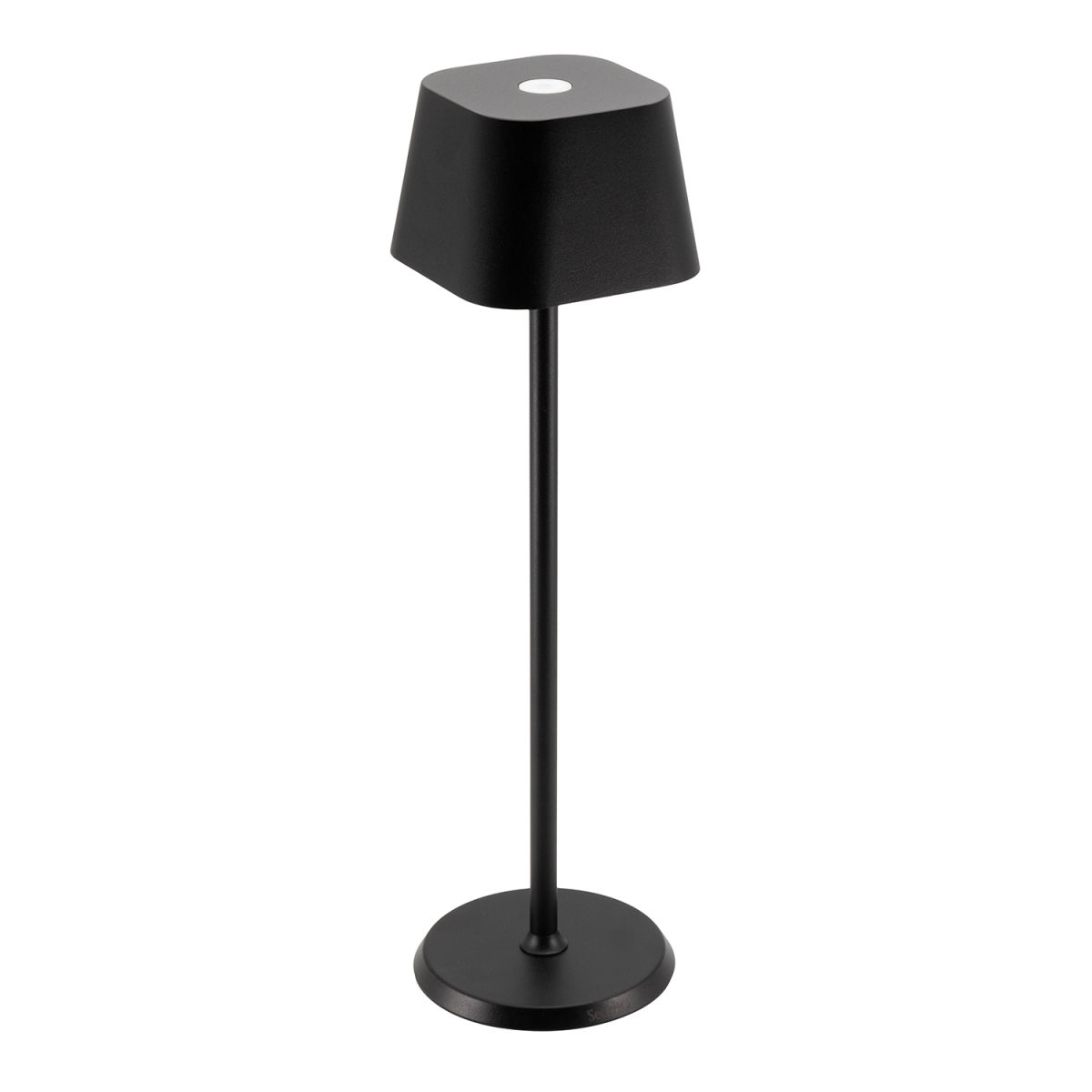 Lampada da tavolo LED senza fili Georgina - Bianco - Interno/Esterno - Cavo magnetico incluso Securit; 11x11x38 cm (LxLxH); nero