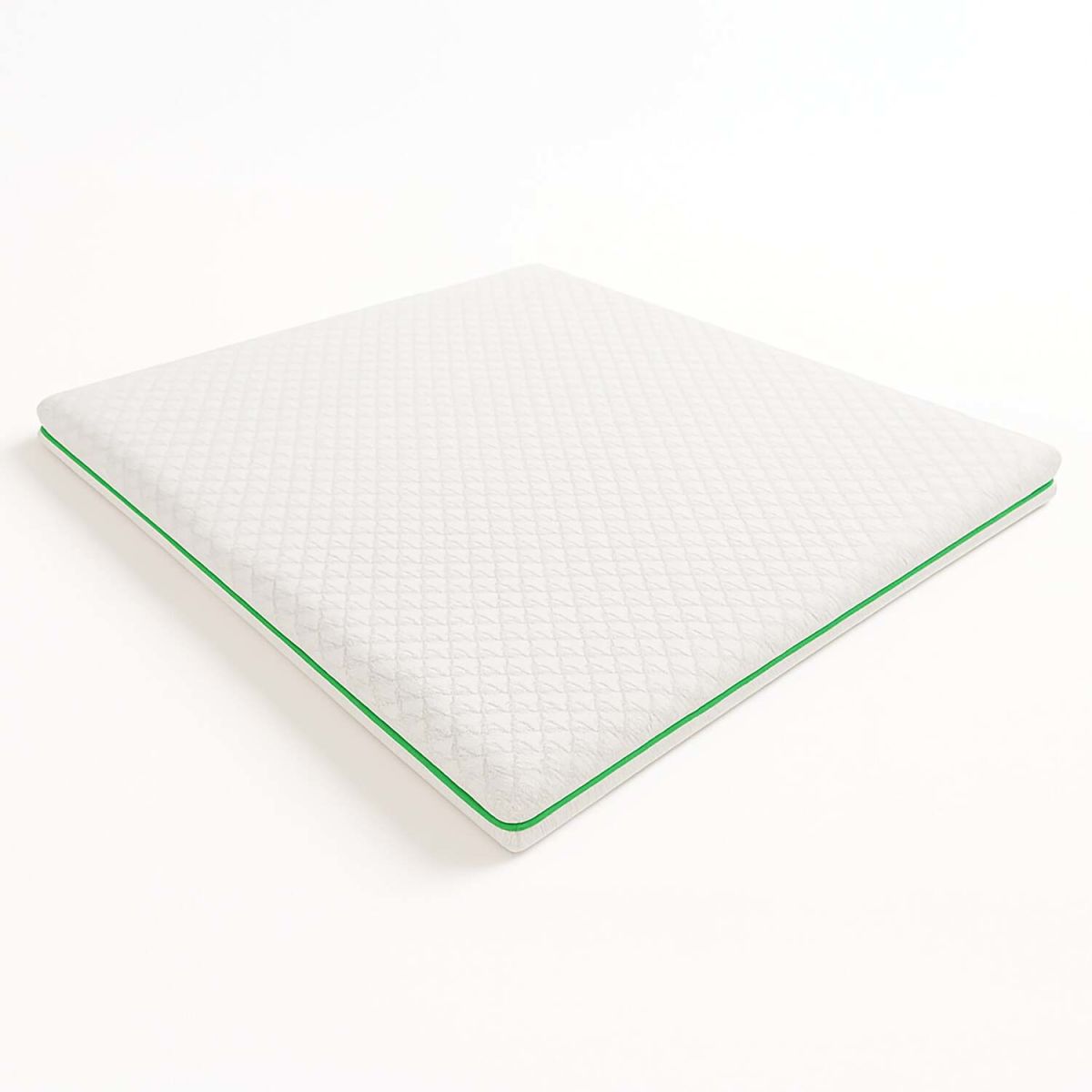 The White Stone Topper Didy franz. Doppelbett, Memory 9 Zonen 160x200 cm (BxL); weiß