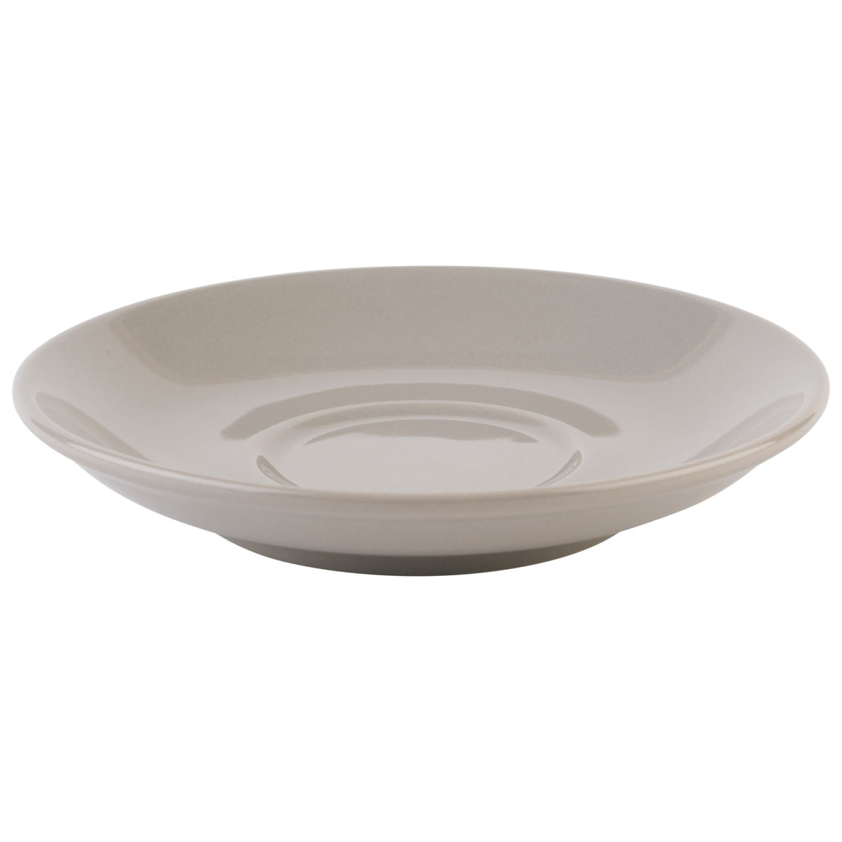 APS Kaffeeuntertasse SNUG, Porzellan; 14.5x14.5x2.5 cm (LxBxH); grau; 6 Stück / Pack
