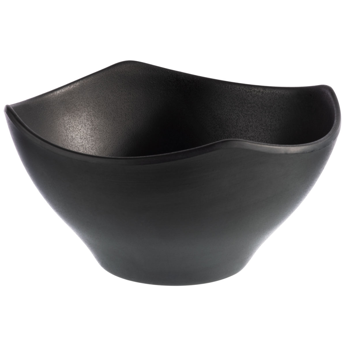 APS Schale ZEN, Melamin, flach 1400 ml, 21x21x11 cm (LxBxH); schwarz; quadratisch