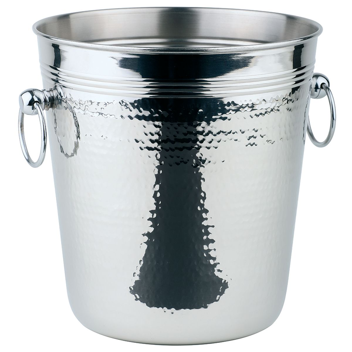 APS Weinkühler/Sektkühler, Edelstahl; 4000 ml, 21x21x21x21.5 cm (LxBxØxH); silber