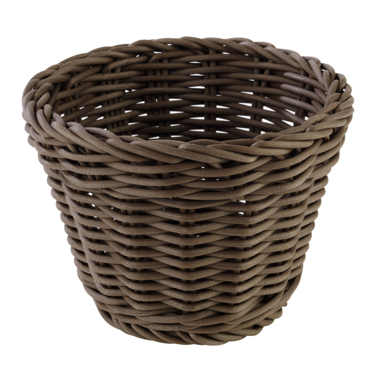APS Korb PROFI LINE, Polypropylen, rund 13x13x13x10 cm (LxBxØxH); dunkelbraun; rund