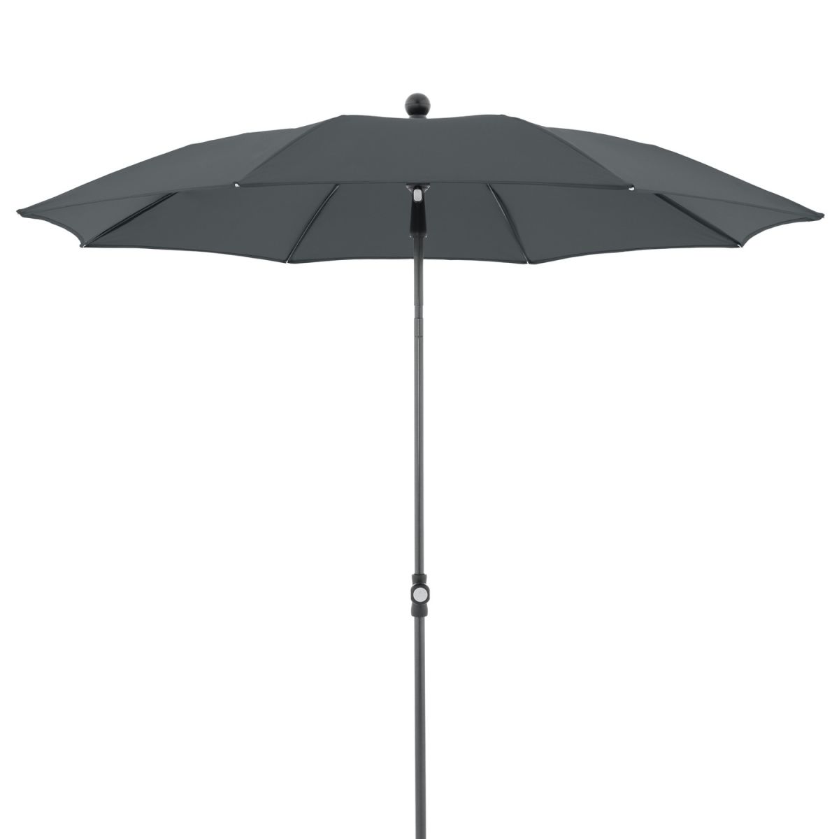 Doppler Gastro Sonnenschirm Waterproof Rund; 180x246 cm (ØxH); anthrazit